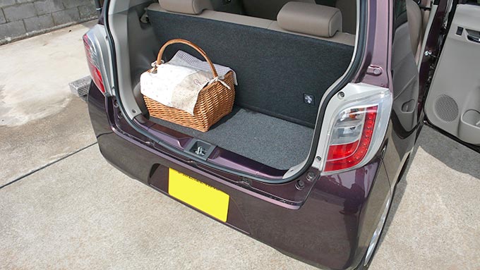 ミライース:ラゲッジスペース