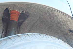 ホイールハウスとインナーライナー