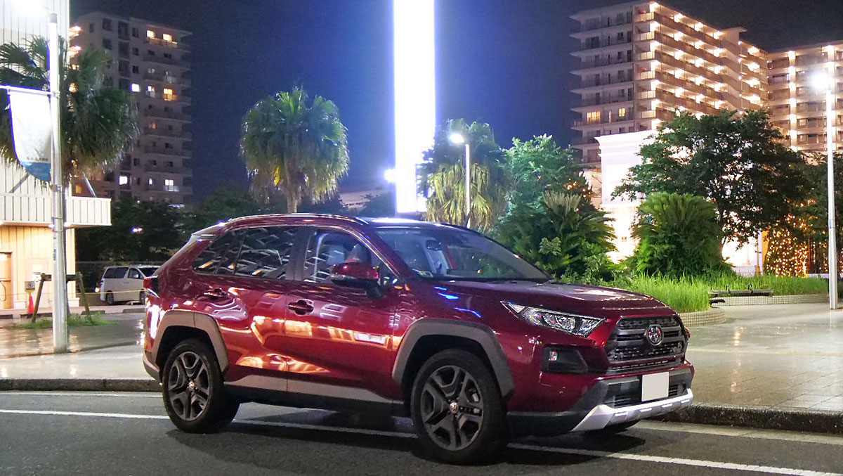 RAV4：ボディデザイン・美しい夜のエリア